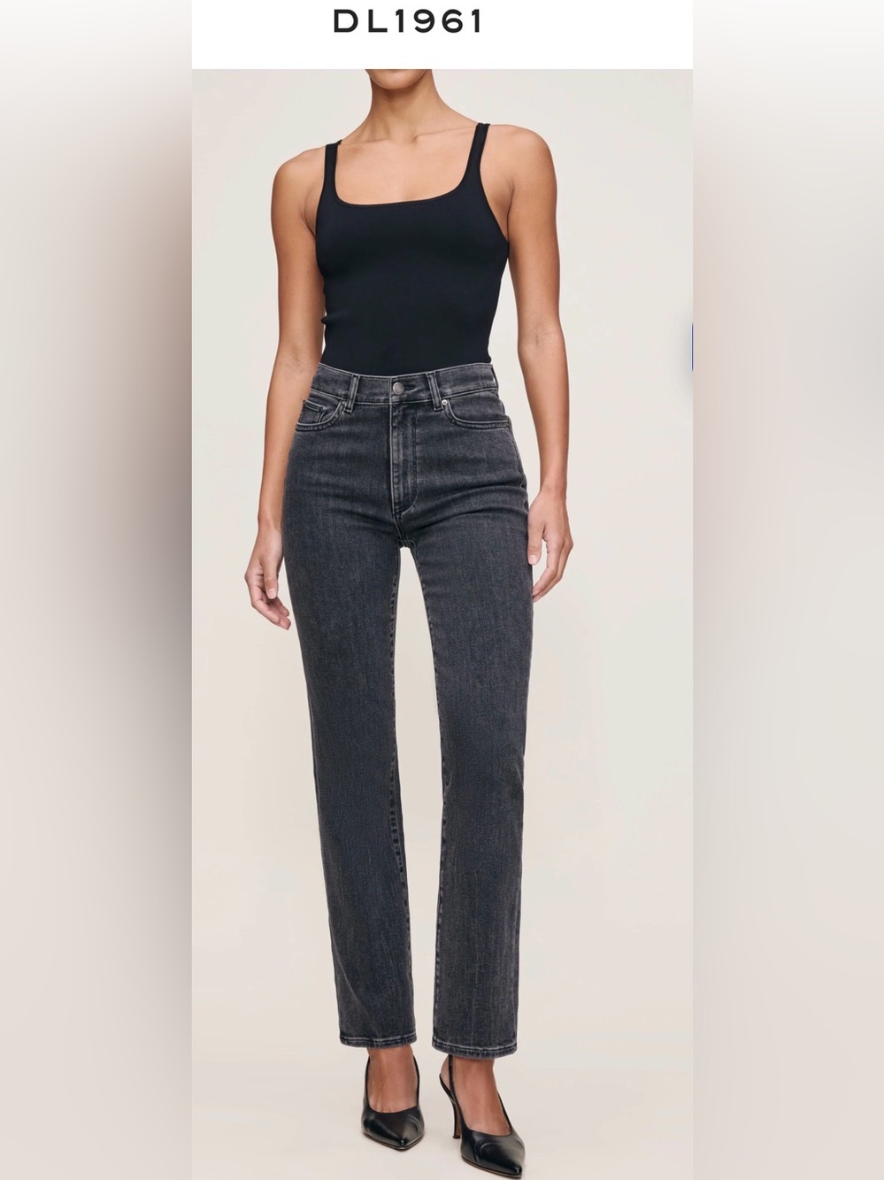 DL1961 Halle Straight High Rise Instasculpt 29" Jeans